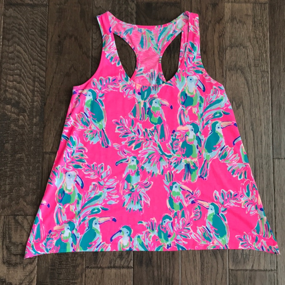Lilly Pulitzer Pink Toucan Tank